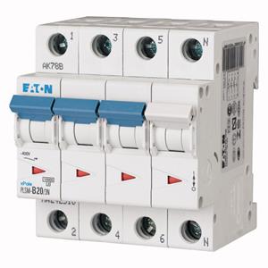Eaton Plsm-c20/3n-mw - miniature circuit breaker mcb