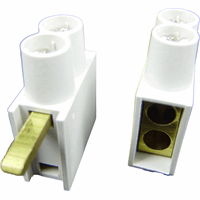 SEP Aansluitklem dubbel max 2x10mm² grijs hoog  DTH 2115900040 voor automaten 9mm breed Max 63A