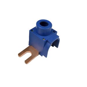 SEP Klem 1x50mm2 15mm vork, zijkant blauw