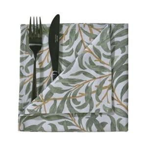 Butlers ARTS & CRAFTS Serviette L 42 x B 42cm grün