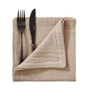 Butlers LOOM Serviette L 42 x B 42cm beige