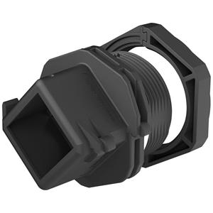 CONTA-CLIP 28612.4 Kabelverschraubung mit Gegenmutter, mit Dichtung, mit Zugentlastung M32 Polyamid
