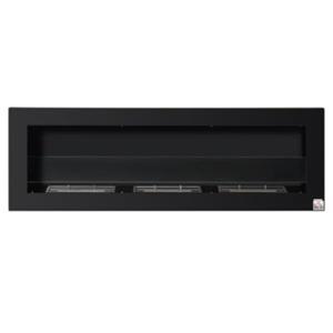 HOMCOM Ethanol Kamin schmall zur Wandmontage schwarz