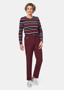 Goldner Fashion Actief ademende softshell broek CARLA - bordeaux 