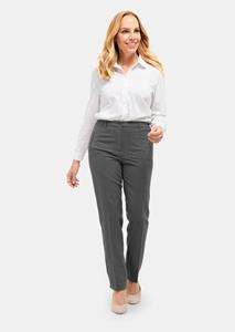 Goldner Fashion Aangenaam zachte flannellen broek ANNA - grijs 