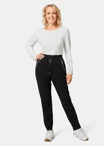 Goldner Fashion Broek Louisa - zwart 