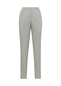 Goldner Fashion Broek Carla van hoogwaardig pima-katoen - zilvergrijs 