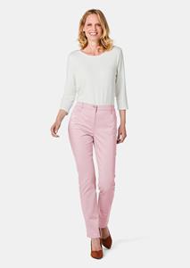 Goldner Fashion Lichte katoenen broek Carla - geranium 