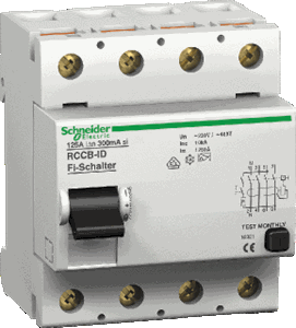 schneiderelectric Schneider Electric 16920 16920 FI-Schutzschalter A 125A 0.03A 400V
