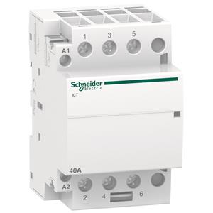 Schneider Acti9 Installationsschütz iCT - 3 polig - 3NO - 40 A - 220..240 V AC SC A9C20843