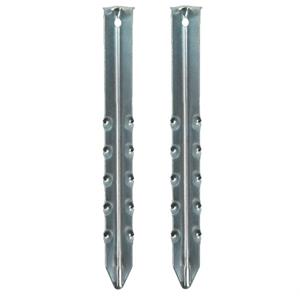 Pro Plus 2x Stuks grondpennen/tentharingen metaal 30 cm -