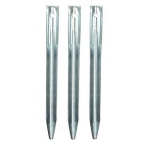 Pro Plus 10x Stuks grondpennen/tentharingen metaal 22 cm -