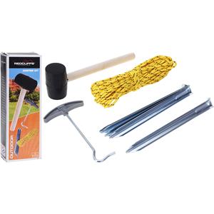 Redcliffs Camping/kamperen gereedschap haringen set 9 delig -