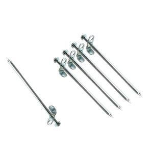Fosco industries 24x stuks grondpennen/tentharingen metaal met verstelbaar gat 20 cm -