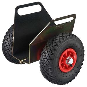Delma Kozijnklemwagen/platenwagen 160mm met luchtbanden