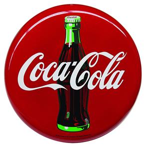 Coca-Cola Coke 40,5 Bullseye Disc Metalen Bord