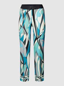 CAMBIO Broek met all-over motief, model 'Raannie'