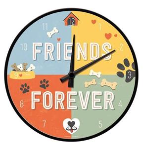 Fiftiesstore Wandklok Best Friends Forever