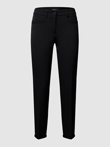 CAMBIO Stoffen broek met vaste omslag, model 'RENIRA' Model 'RENIRA'