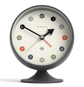 Fiftiesstore Newgate Spheric Alarm Klok - Grijs