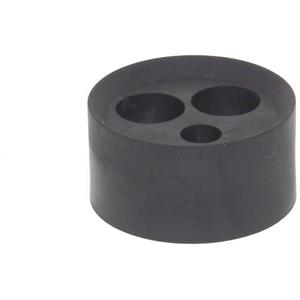 Wiska MFD 40/02/110-01/060 Meervoudig dicht-inzetstuk Slagvast, Met trekontlasting M40 Kunststof Zwart (RAL 9005) 25 stuk(s)