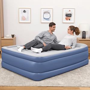Bestway Tritech Premium luchtbed - Queensize - Ingebouwde elektrische pomp