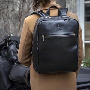 EXACOMPTA Notebook-Rucksack EXACTIVE, Leder, schwarz