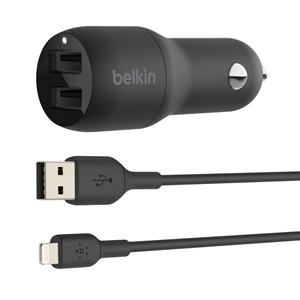 Belkin CCD001bt1MBK Dual USB-A Car Charger