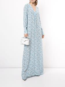 Macgraw Jurk met bloemenprint - Blauw