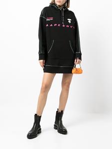 AAPE BY *A BATHING APE Jurk met logoprint - Zwart