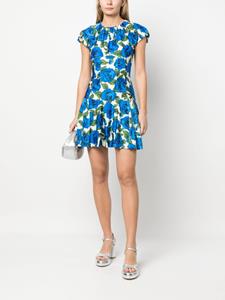 Philosophy Di Lorenzo Serafini Jurk met bloemenprint - Blauw