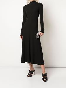 Rosetta Getty Jurk met col - Zwart