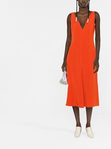 Victoria Beckham Jurk met gedraaid detail - Oranje