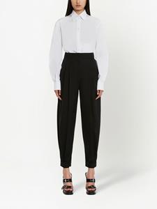 Alexander McQueen High waist broek - Zwart