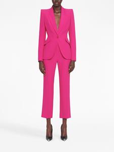 Alexander McQueen Cropped pantalon - Roze