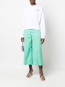 Moschino Cropped broek - Groen