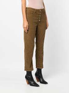 DONDUP Cropped broek - Bruin