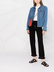 Max & Moi Broek met contrasterende stiksels - Zwart