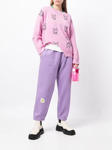 Natasha Zinko Cropped trainingsbroek - Paars