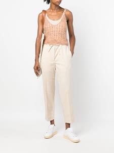 Jil Sander Broek met trekkoord - Beige