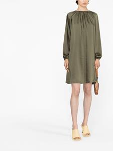 Blanca Vita Jurk met gesmockt detail - Groen