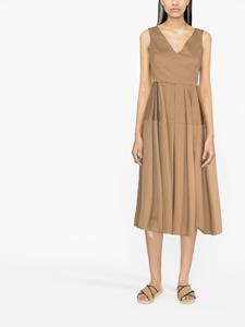 Blanca Vita Mouwloze jurk - Beige