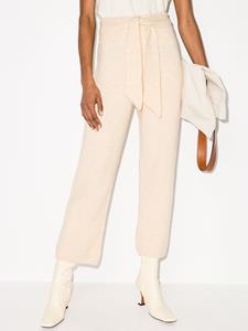 Nanushka Gebreide broek - Beige