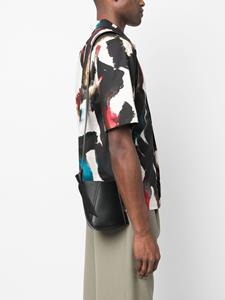 Lanvin Hobo Tie leren schoudertas - Zwart