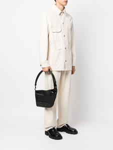 Maison Margiela Asymmetrische schoudertas - Zwart