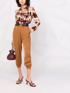 Blanca Vita Cropped broek - Bruin