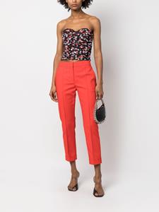 Moschino Cropped pantalon - Rood