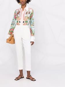 P.A.R.O.S.H. Broek met toelopende pijpen - Wit