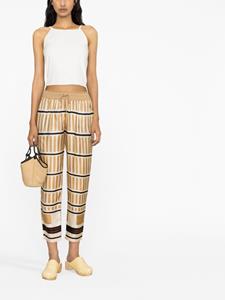 Lorena Antoniazzi Cropped broek - Beige