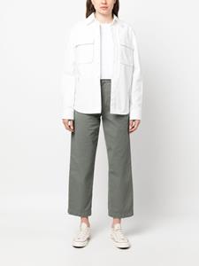 Carhartt cropped straight-leg trousers - Groen